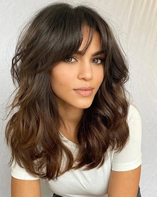 15 Soft & Modern Medium Bangs Looks