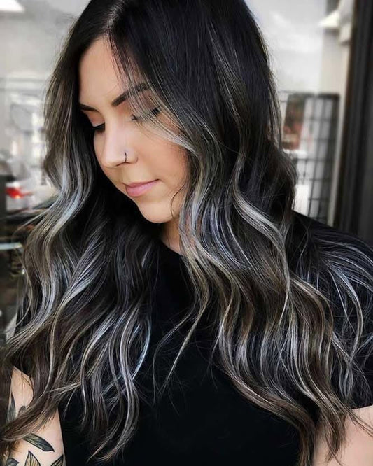 14 Fresh Black Hair with Highlights for 2025