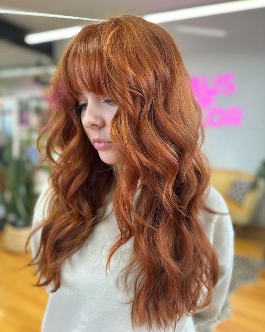 15 Romantic Cinnamon Hair Color Curls