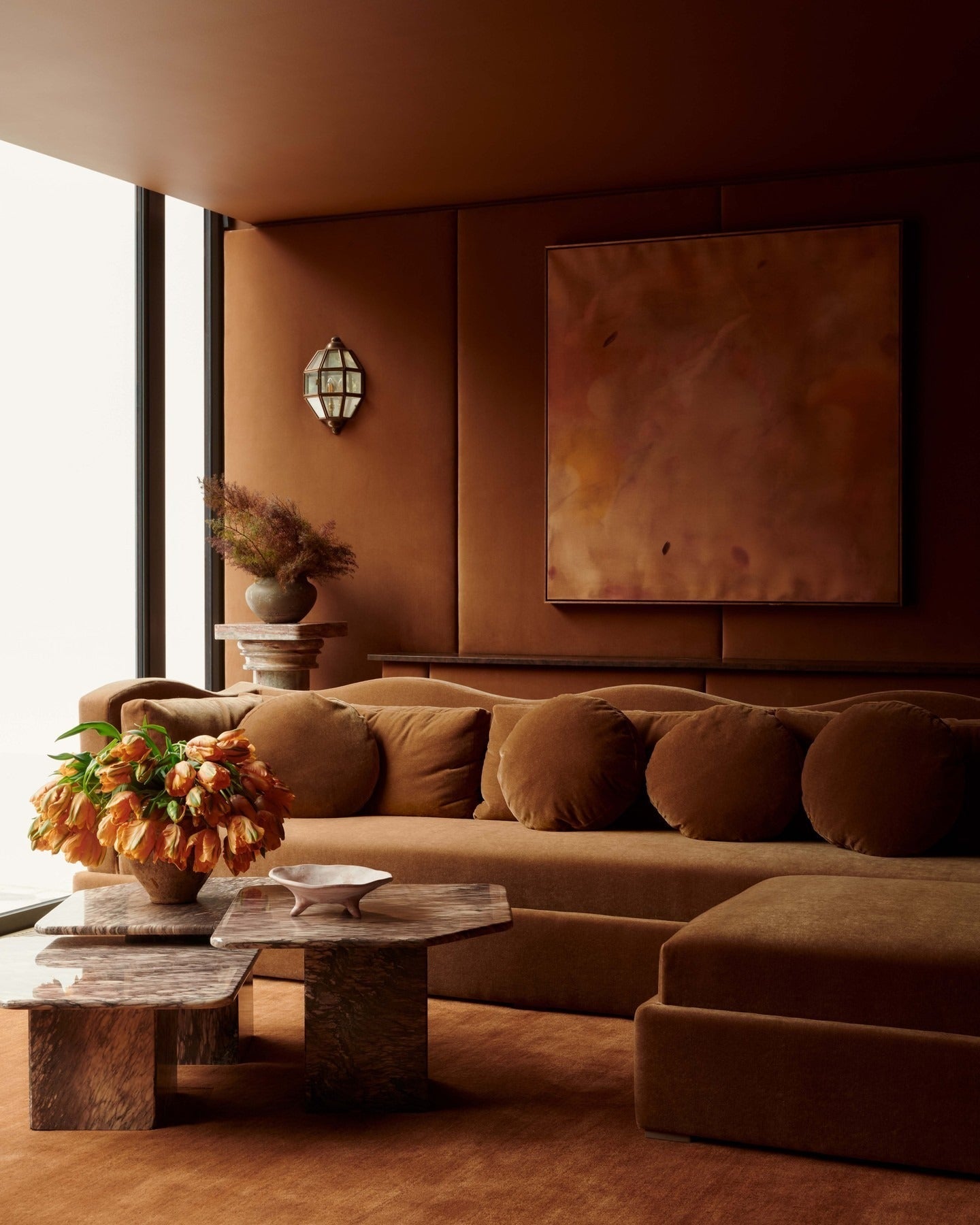 15 Refined Brown Sofa Living Room Designs – DreamBundles