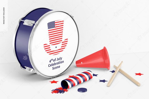 Free 4Th Of July Celebration Scene Mockup, Perspective Psd – DreamBundles