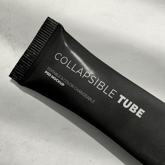 Free Beautiful Collapsing Tube Mockup Product Psd