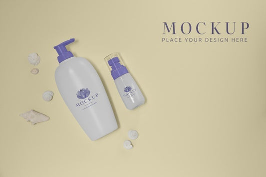 Free Beautiful Hygiene Product Packaging Mockup Psd