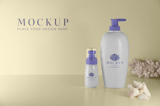 Free Beautiful Hygiene Product Packaging Mockup Psd
