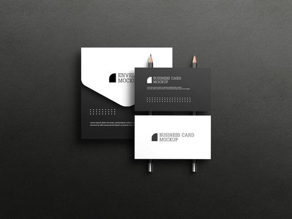 Free Envelope and Business Card Mockups (PSD)