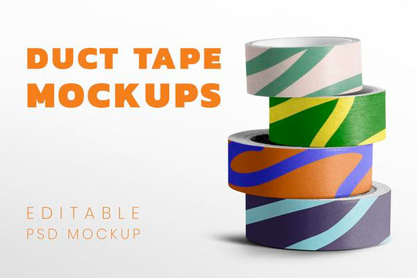 Free Duct Tape Mockup (PSD)