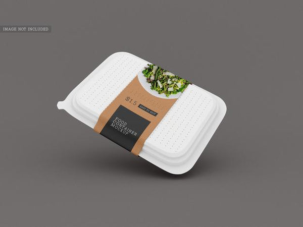 Free Food Box Packaging Mockup (PSD)