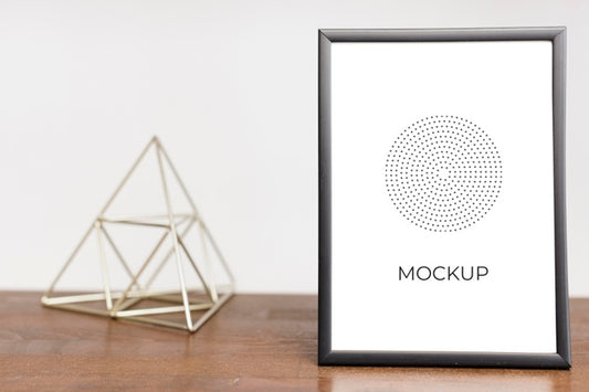 Free Front View Of Frame And Decoration For Home Interior Psd