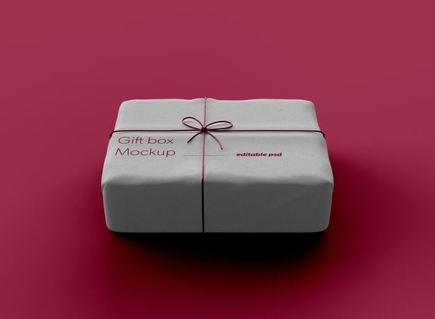 Free Gift Box Mockup Psd – DreamBundles
