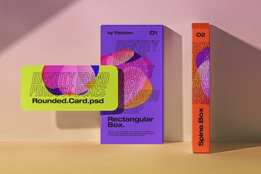 Free Id Psd Product Boxes Packaging Mockup
