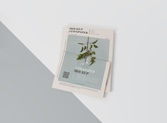 Free Mock-Up For Newspaper Psd