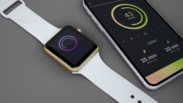 Free Mockup Of Smartwatch And Smartphone Psd