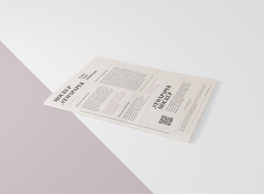 Free Newspaper Mock-Up Psd