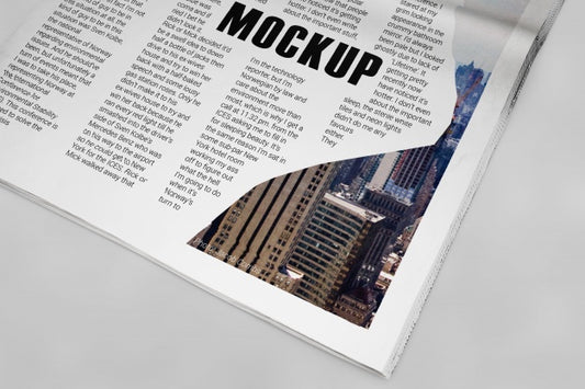 Free Newspaper Mockup Psd