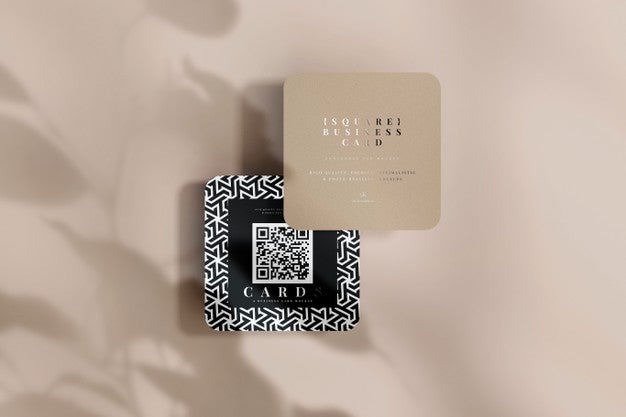 Free Rounded Corner Square Business Cards Mockup Psd – DreamBundles