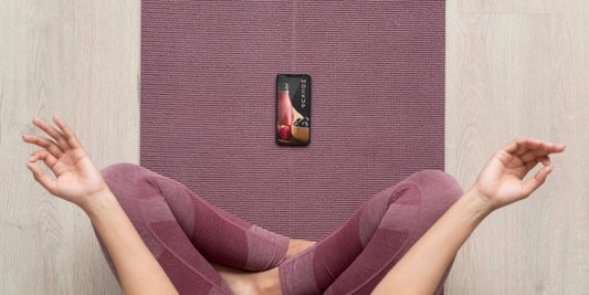 Free Selfcare At Home With Device Mockup Psd