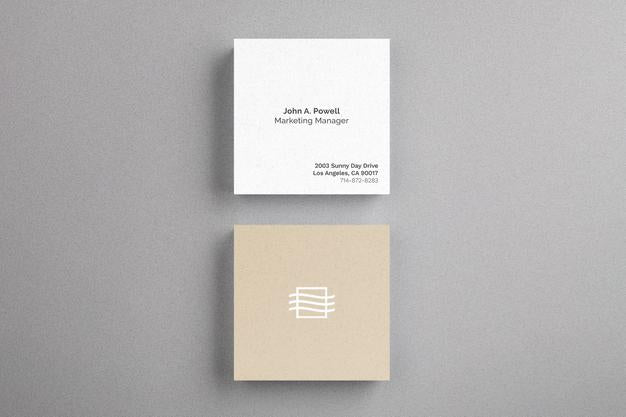 Free Square Card Mockup Psd – DreamBundles