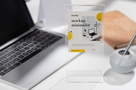 Free Table Display With Calendar Mockup In Real Life Psd