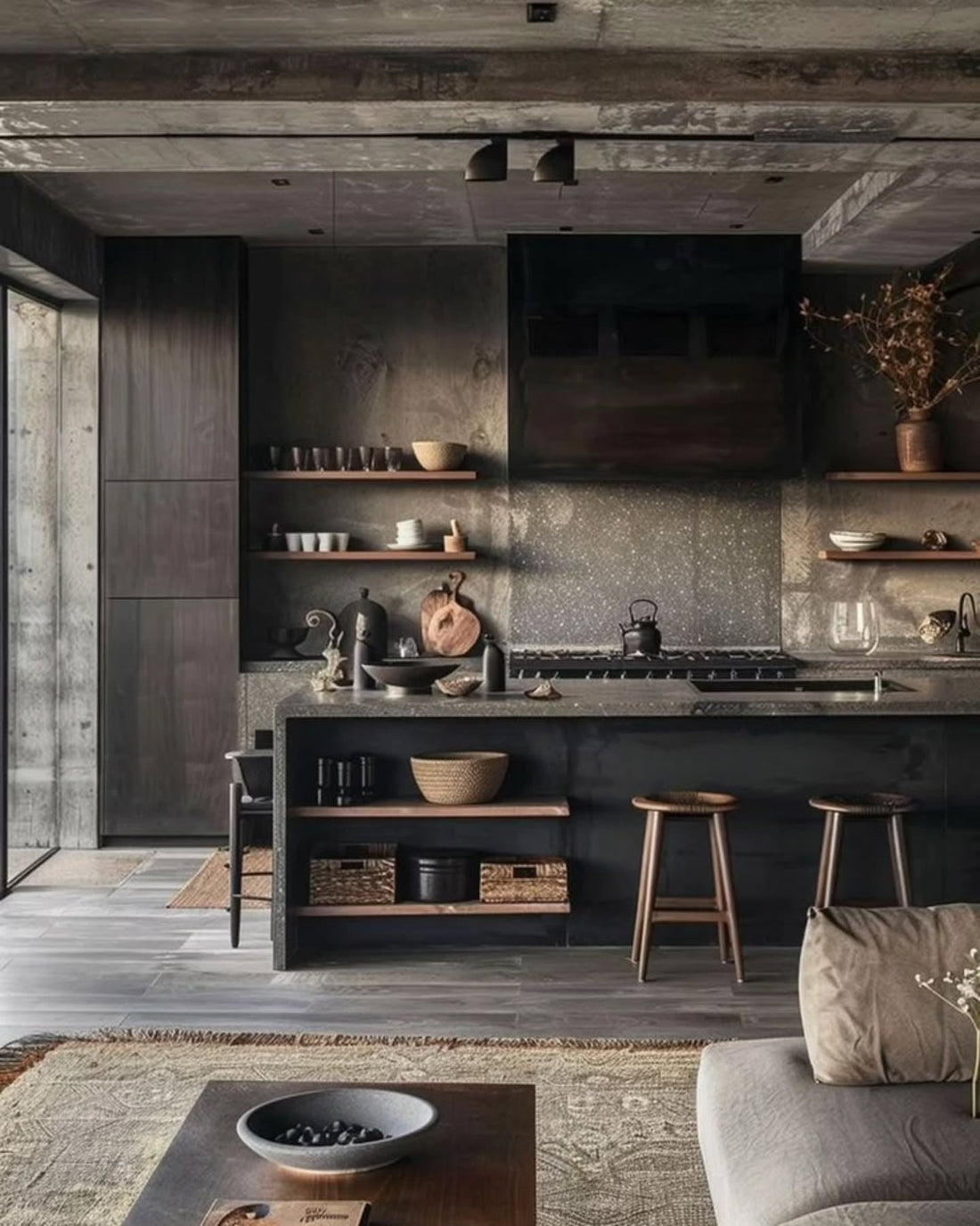 15 Must-See Dark Kitchen Ideas That Inspire – DreamBundles