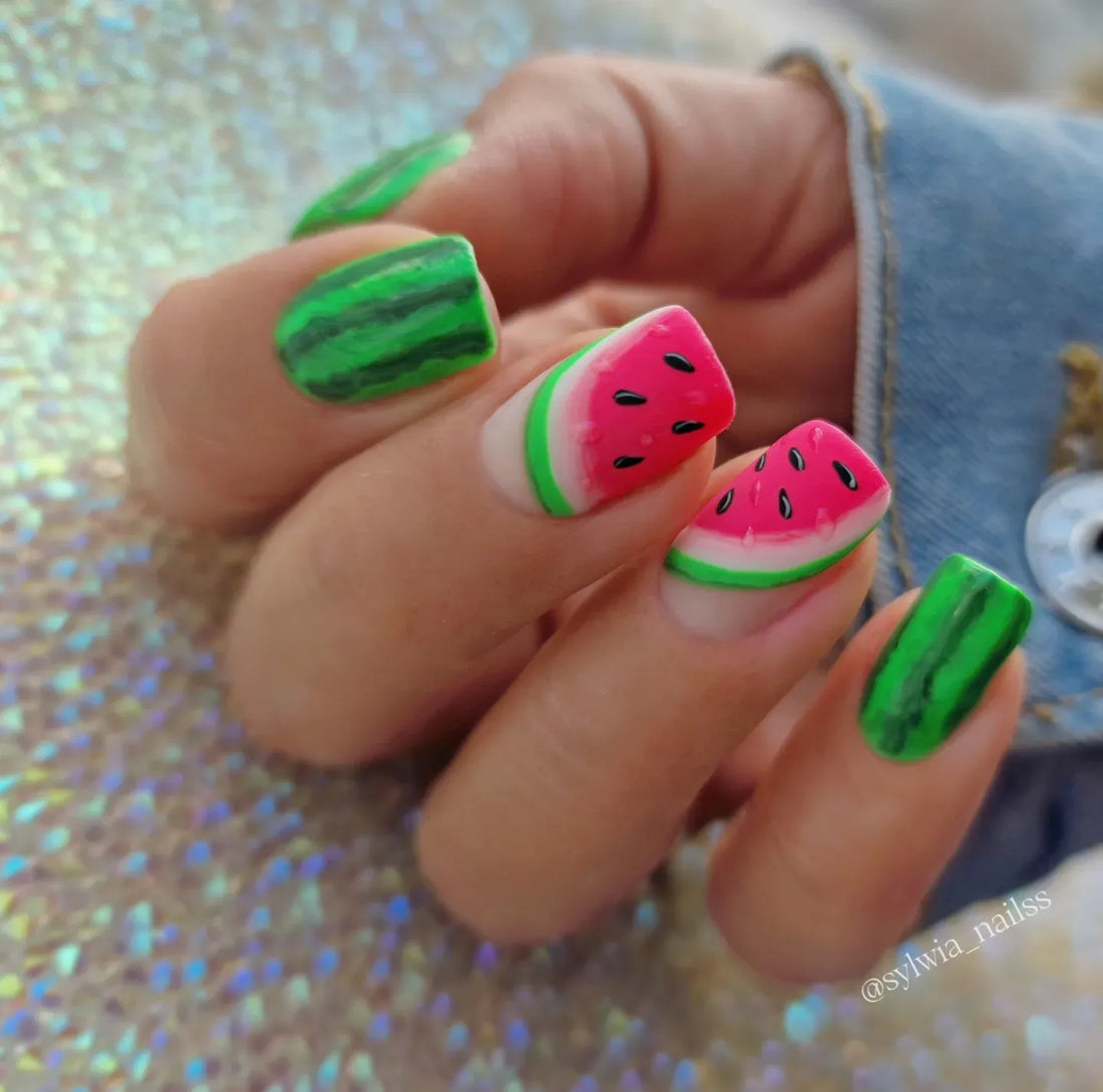 15 Must-Try Watermelon Nail Ideas 2026
