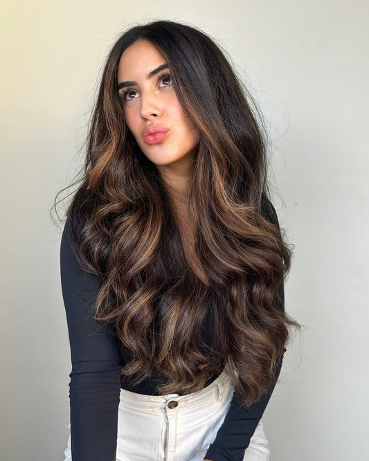 18 Dreamy Dark Brown Hair with Highlights Styles