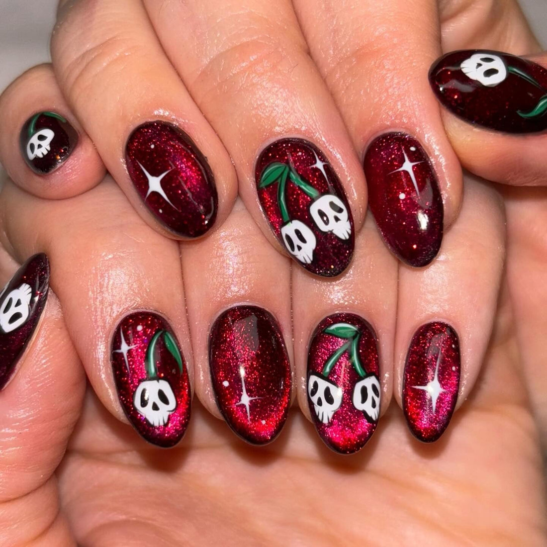 15 Black & Red Nail Designs • Power Picks