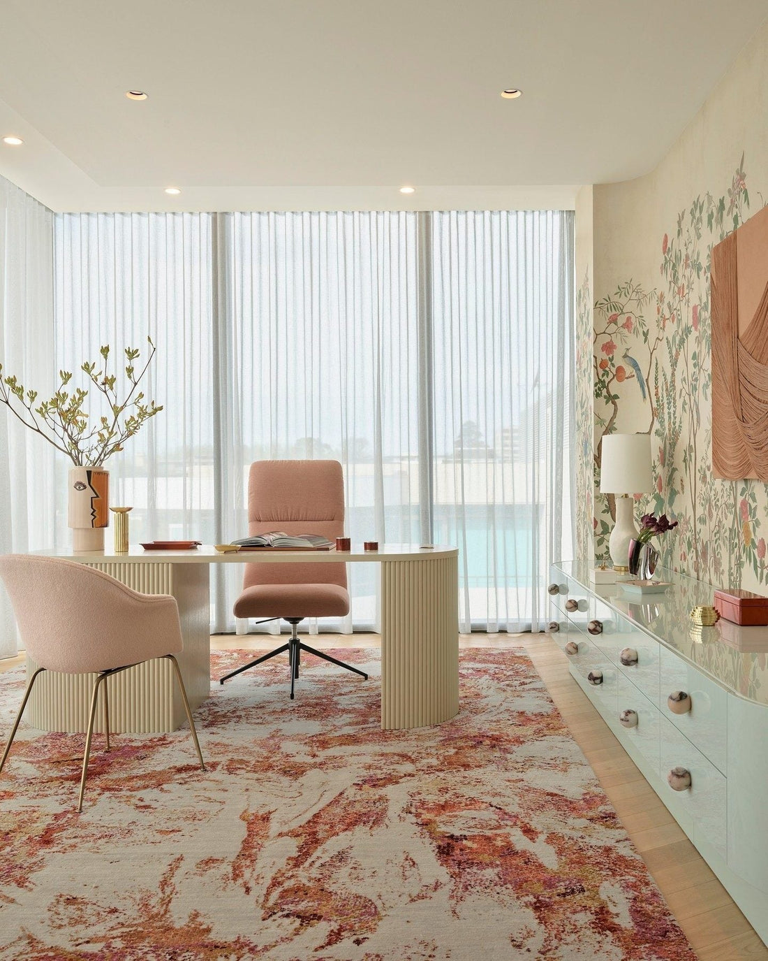 15 Fresh and Fabulous Pink and Gold Office Ideas for 2025