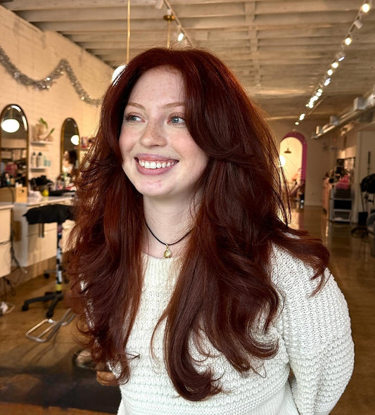 Elegant Auburn Hair Color Examples