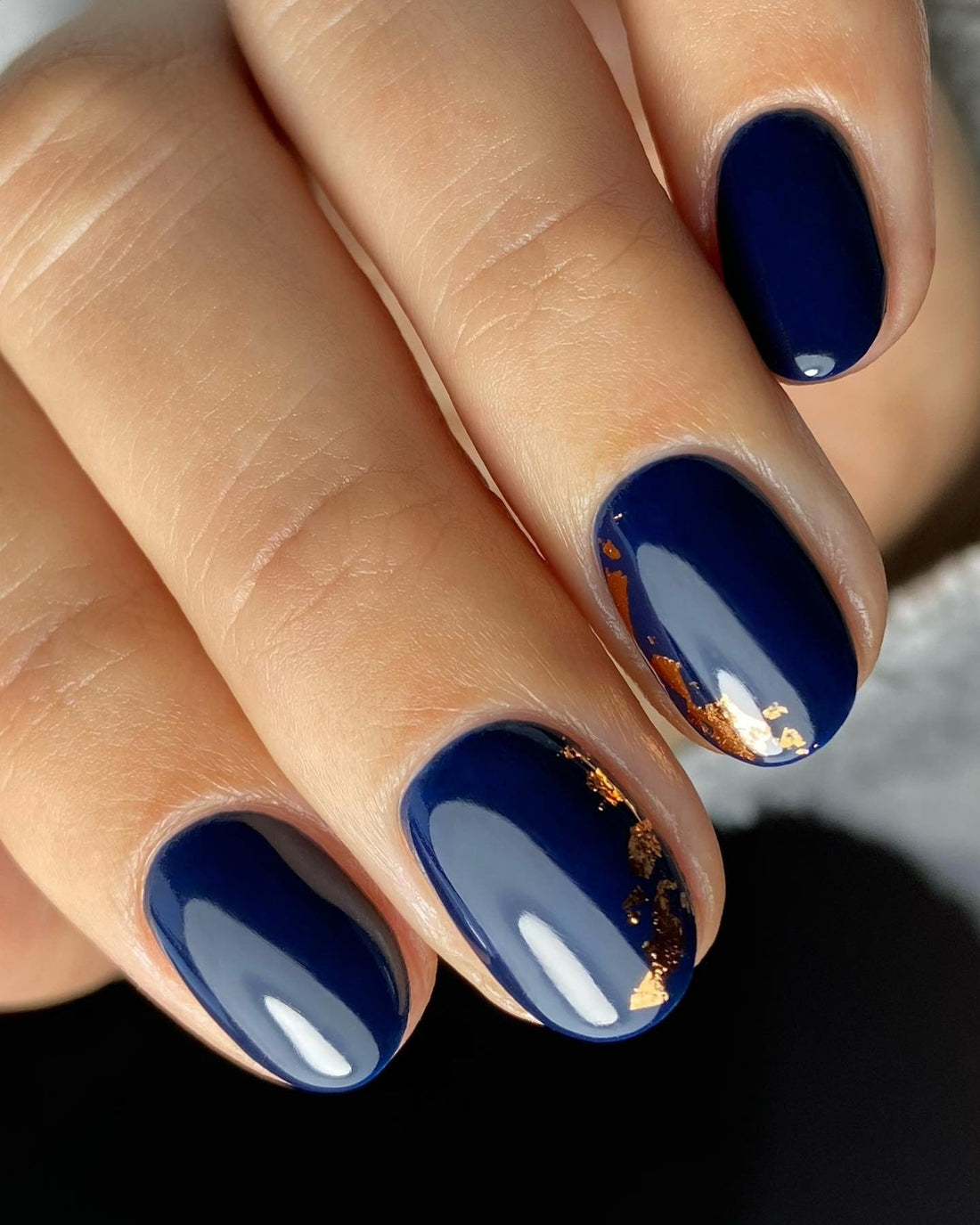 15 Fresh Navy and Gold Nail Ideas for 2026