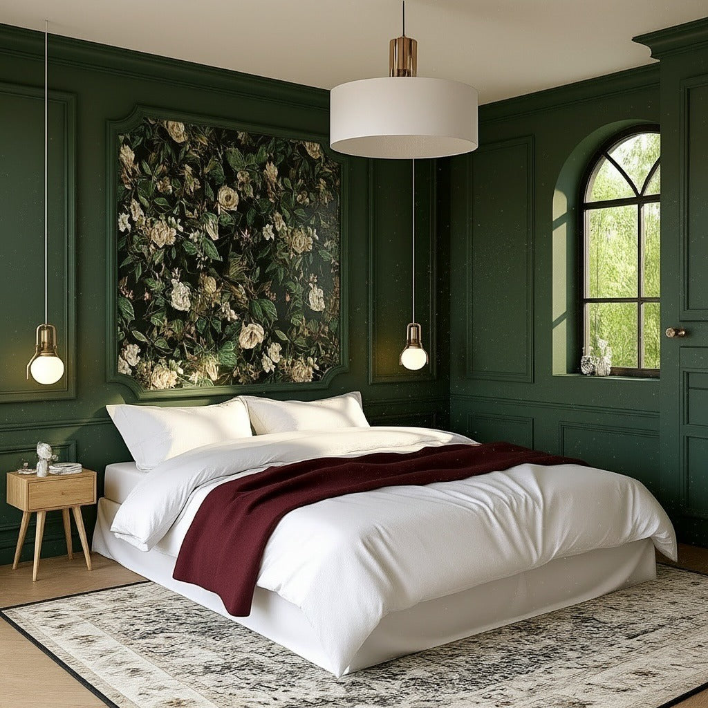 15 Modern Dark Green Bedrooms 2026