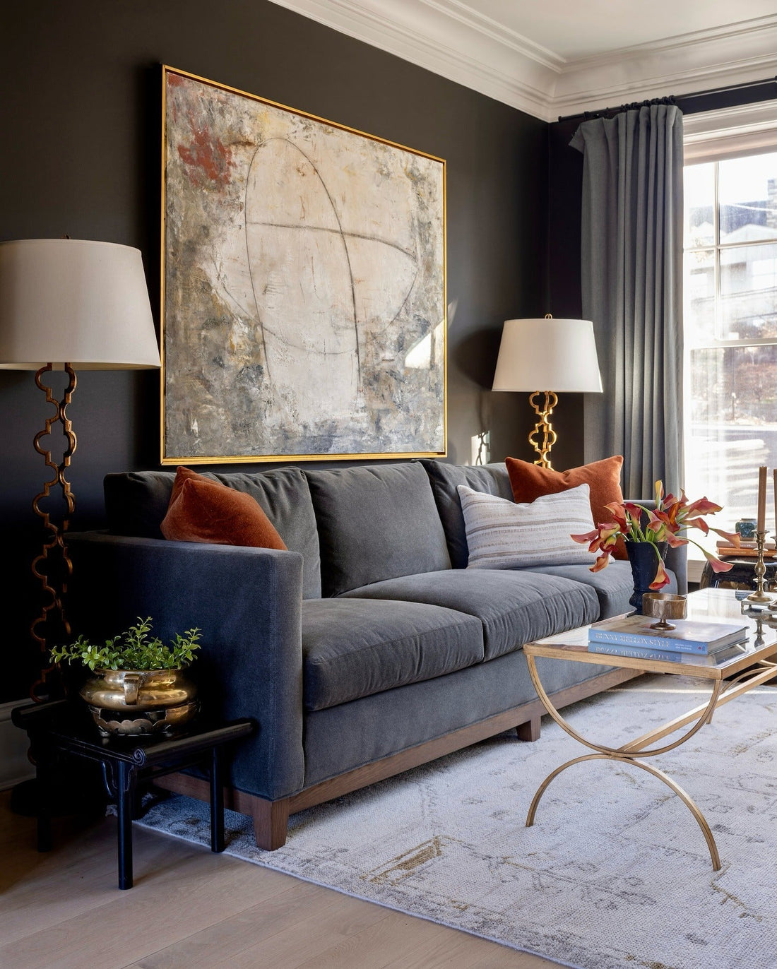 15 Stylish Dark Grey Living Room Ideas 2026