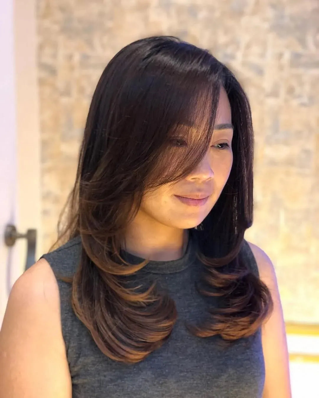 15. Trendy Long Layered Hairstyles Looks