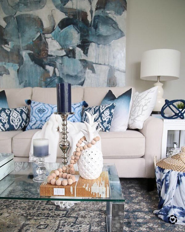15 Stylish Blue and Black Living Room Ideas