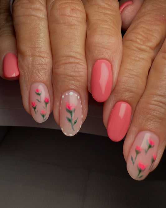 15 Trendy Fall Flower Nail Ideas 2026