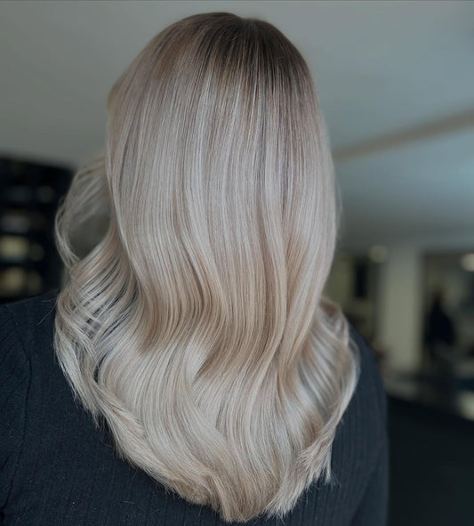 15 Dimensional Blonde Hair with Dark Roots