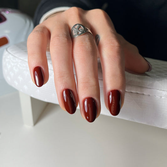 15 Dark Almond Nail Ideas To Try In 2026