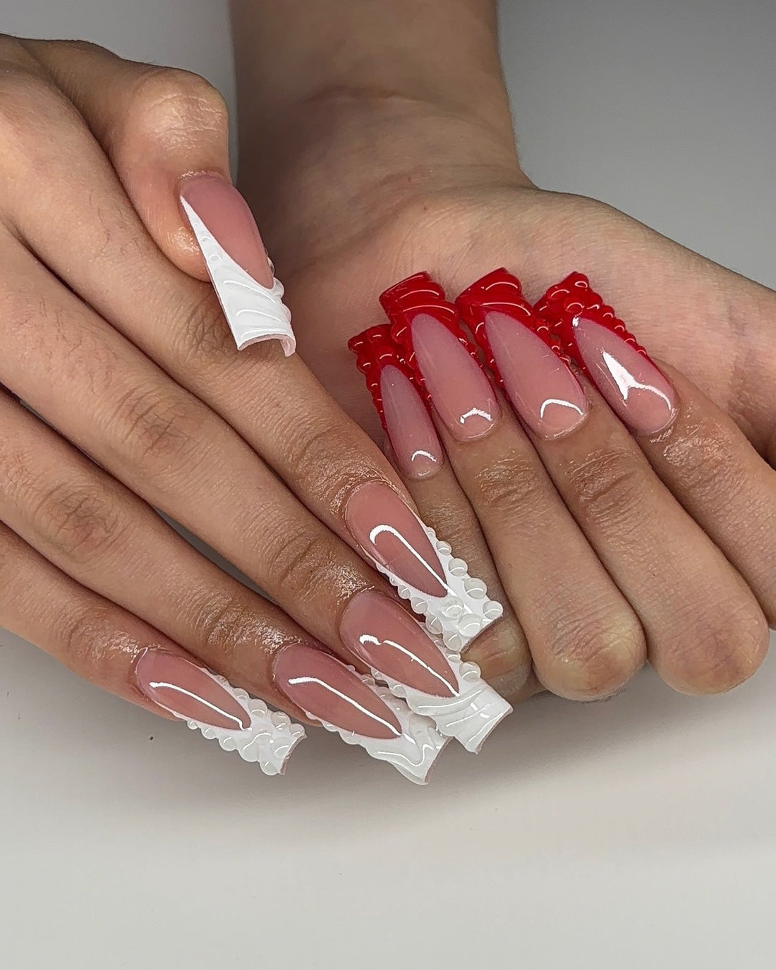 15 Bold Red and White Nail Ideas for 2025