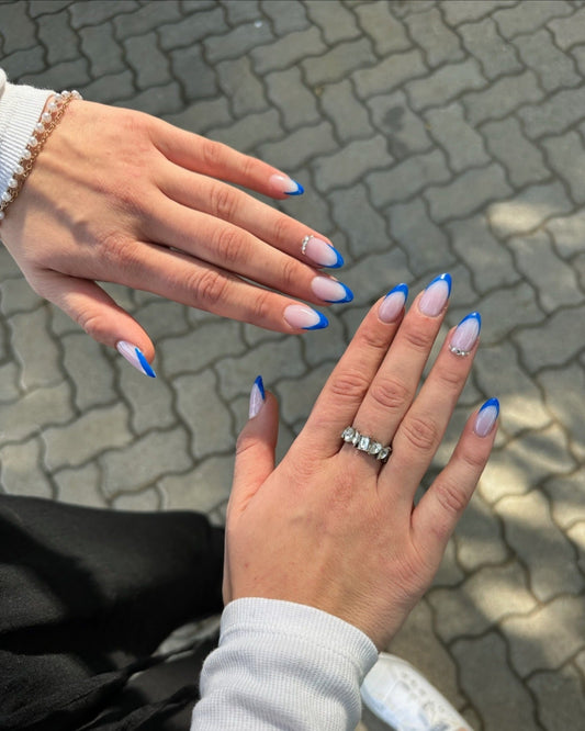 15 Blue French Tip Nail Ideas 2026