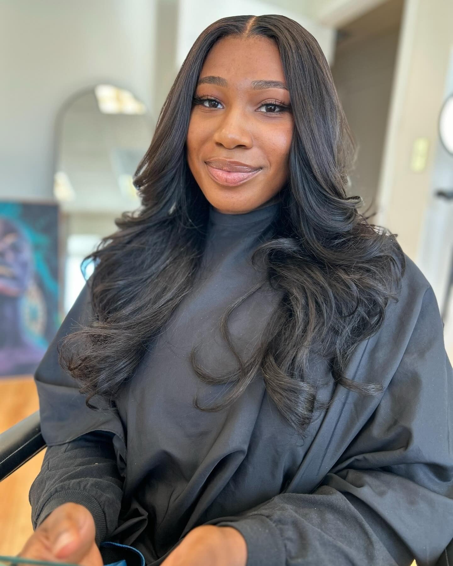 15 Middle Part Hairstyles That Exude Pure Elegance – DreamBundles