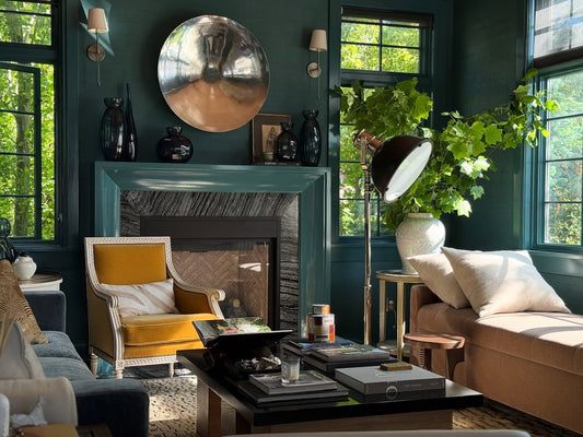 15 Green and Gold Living Room Ideas That Add Glamour