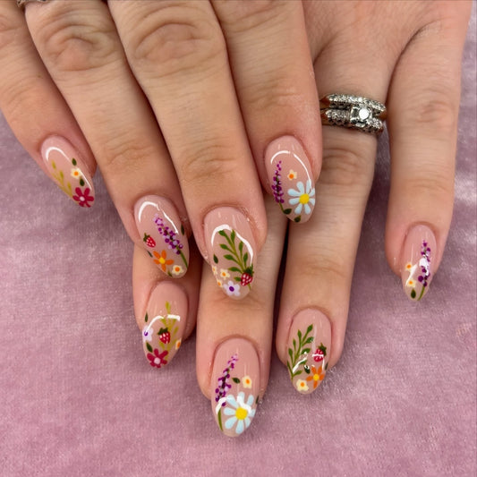 15 Must-Try Floral Almond Nail Ideas 2026