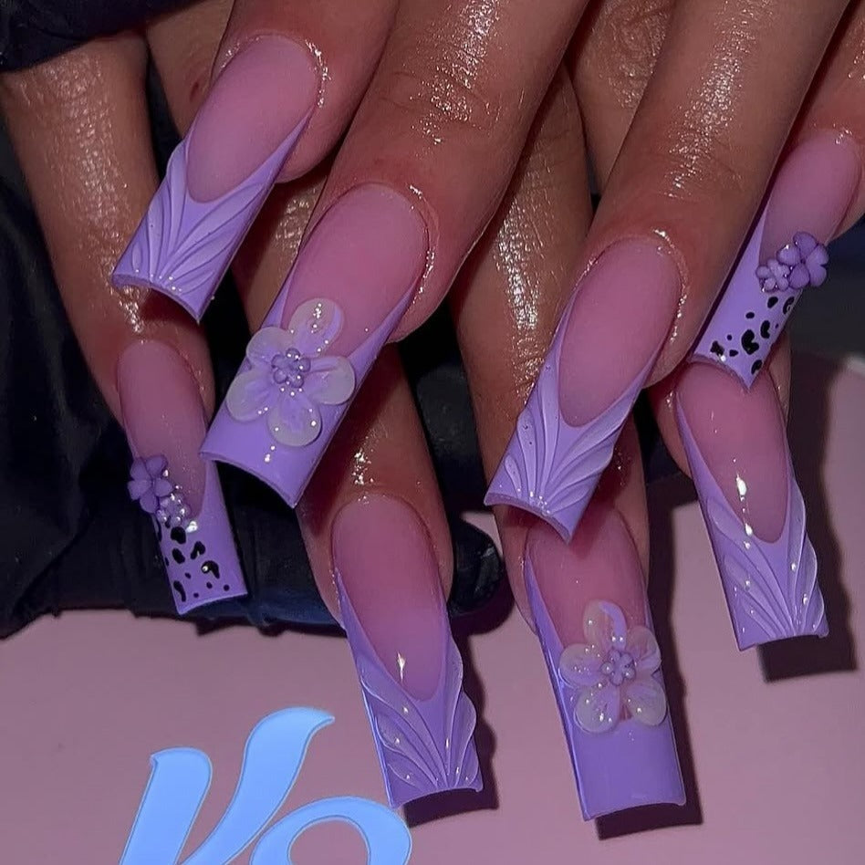 15 Purple and Blue Nail Ideas – Creative Options