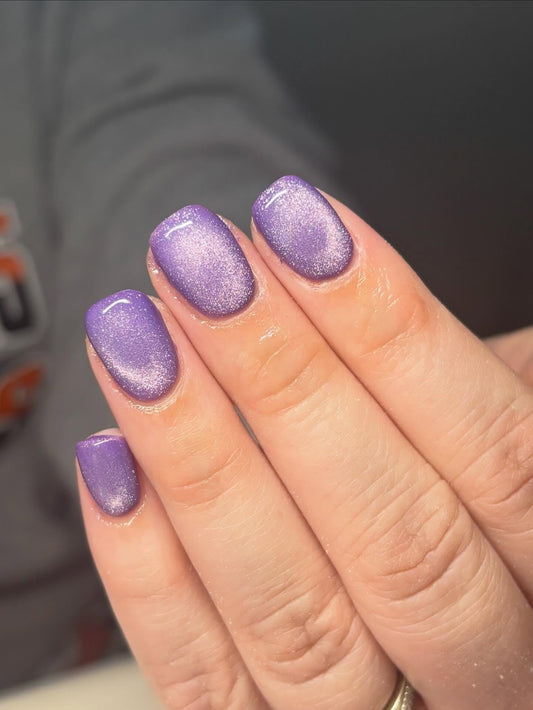 15 Must-Try Purple Cat Eye Nail Ideas 2026