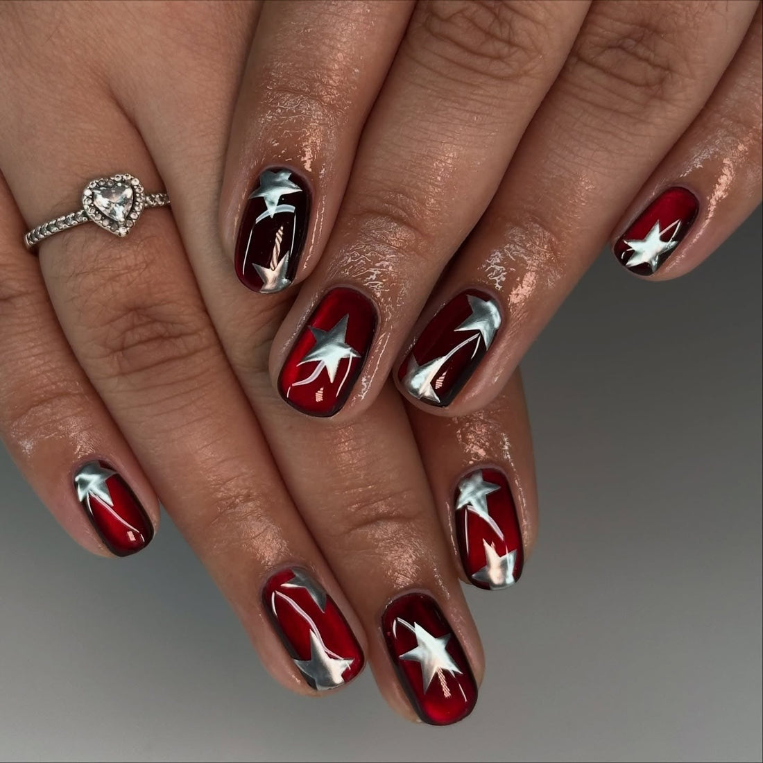 15 Elegant Red and Silver Nail Ideas for Every Season