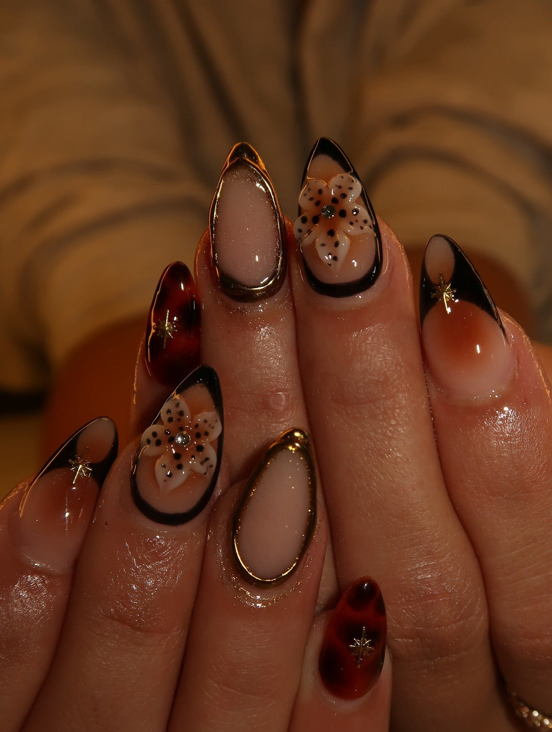15 Modern Burgundy and Gold Nail Ideas 2026