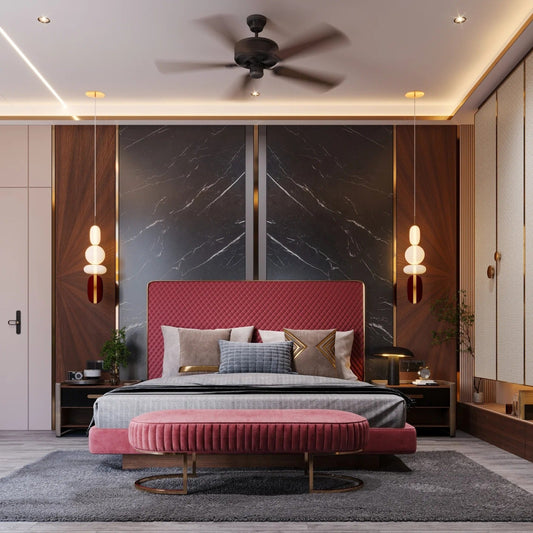 15 Sophisticated Red, Black and White Bedroom Ideas