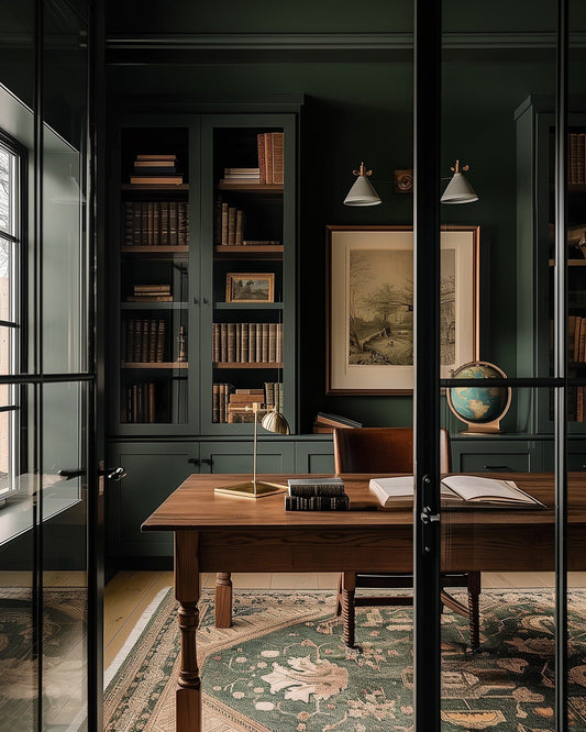 15 Timeless Dark Green Office Decor Concepts
