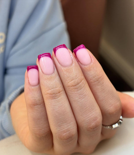 15 Must-See Purple French Tip Nail Ideas 2026