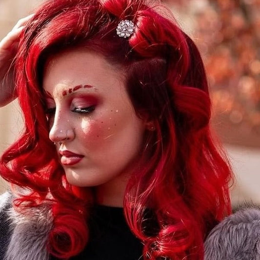 15 Radiant Dark Red Hair Color Looks