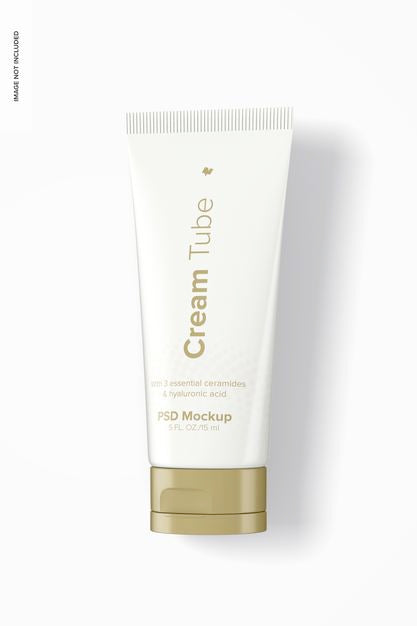 Free 0.5 Oz Cream Tube Mockup Psd